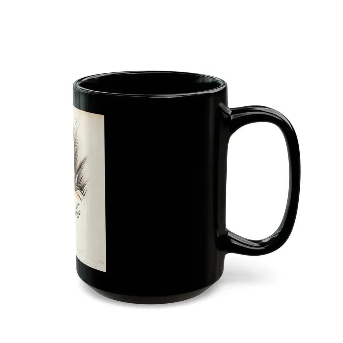 Flash Gordon Illustration (circa 1930s) - Black Coffee Mug - Go Mug Yourself