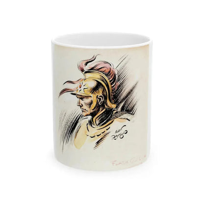 Flash Gordon Illustration (circa 1930s) - White Coffee Mug 11oz - Go Mug Yourself