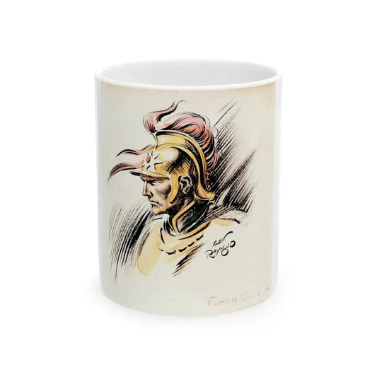 Flash Gordon Illustration (circa 1930s) - White Coffee Mug 11oz - Go Mug Yourself