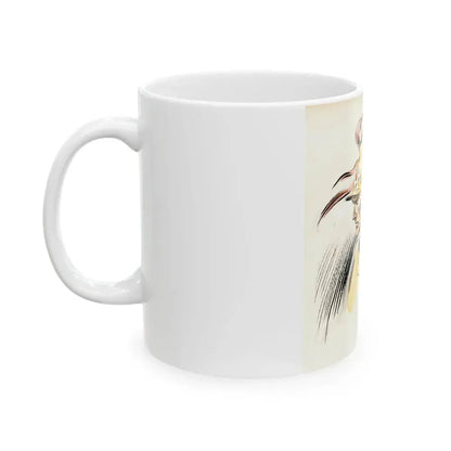 Flash Gordon Illustration (circa 1930s) - White Coffee Mug - Go Mug Yourself