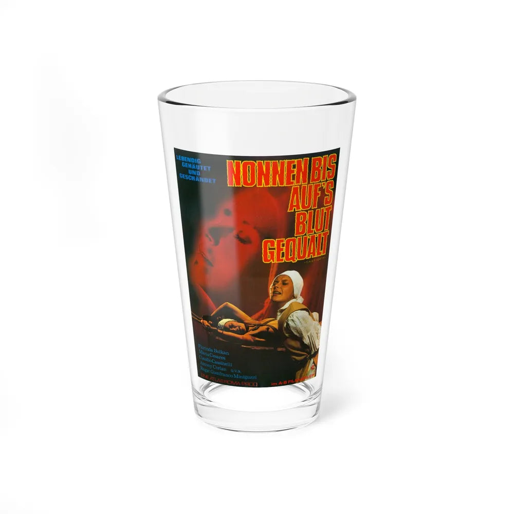 FLAVIA THE HERETIC (GERMAN) 1974 Movie Poster - Pint Glass 16oz-16oz-Go Mug Yourself