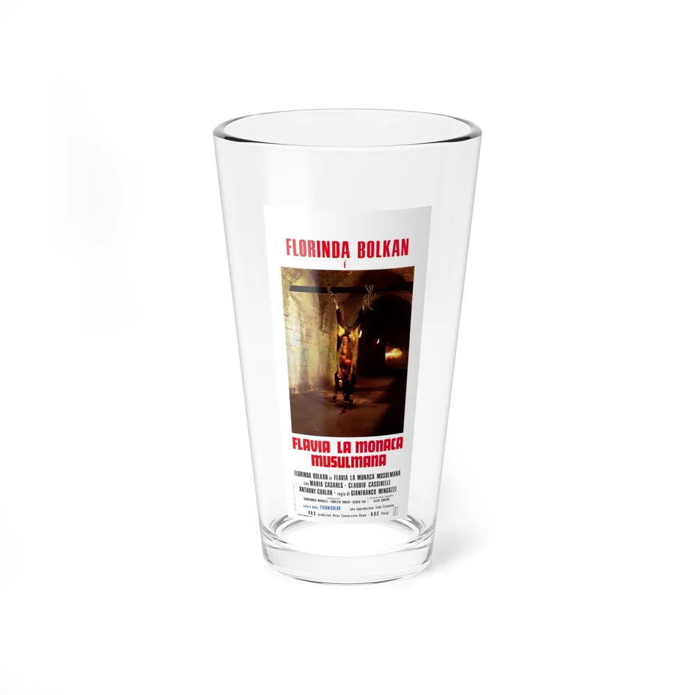 FLAVIA THE HERETIC (ITALIAN) 1974 Movie Poster - Pint Glass 16oz-16oz-Go Mug Yourself