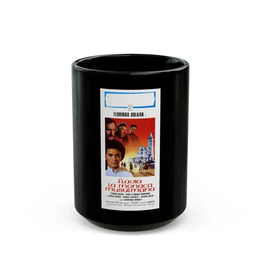 FLAVIA THE HERETIC (ITALIAN) (3) 1974 Movie Poster - Black Coffee Mug 15oz - Go Mug Yourself