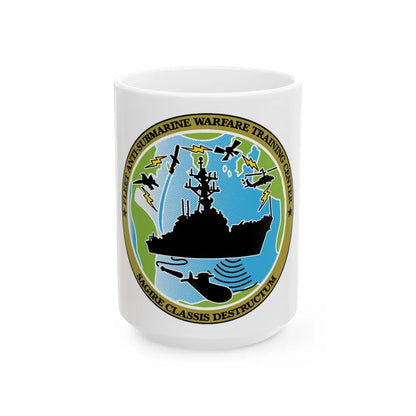 Fleet Anti Submarine Warfare Training Center (U.S. Navy) White Coffee Mug-15oz-Go Mug Yourself