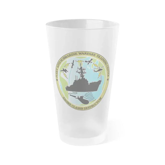Fleet Anti Submarine Warfare Training Center (U.S. Navy) Frosted Pint Glass 16oz Default Title - Go Mug Yourself