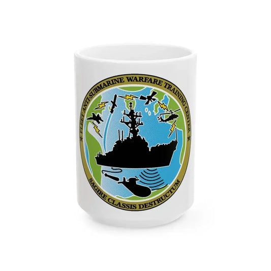 Fleet Anti Submarine Warfare Training Center (U.S. Navy) White Coffee Mug 15oz - Go Mug Yourself