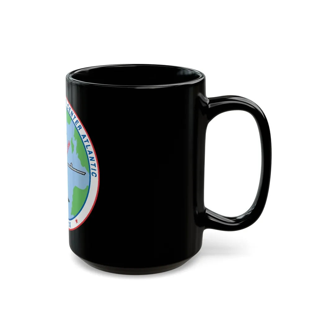 Fleet Combat Trng Ctr Atlantic Dam Neck (U.S. Navy) Black Coffee Mug-Go Mug Yourself