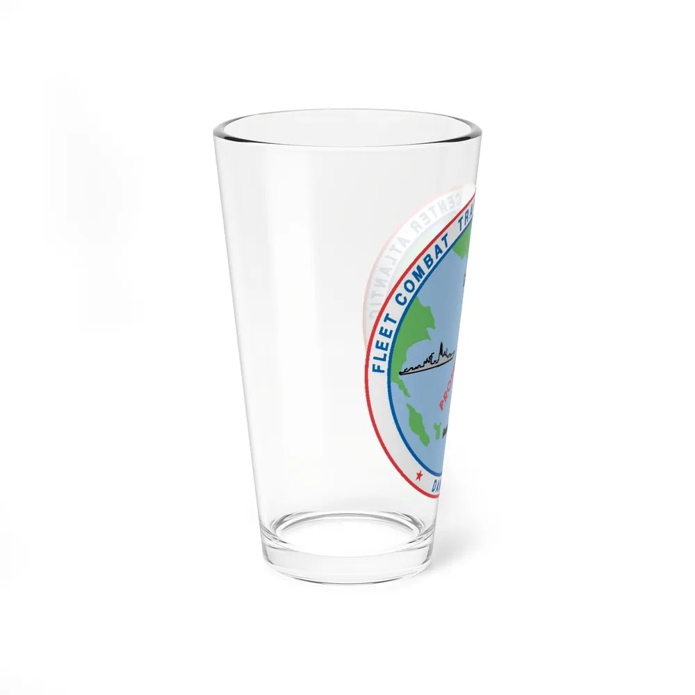 Fleet Combat Trng Ctr Atlantic Dam Neck (U.S. Navy) Pint Glass 16oz-Go Mug Yourself