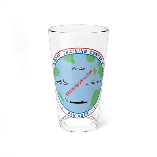 Fleet Combat Trng Ctr Atlantic Dam Neck (U.S. Navy) Pint Glass 16oz 16oz - Go Mug Yourself