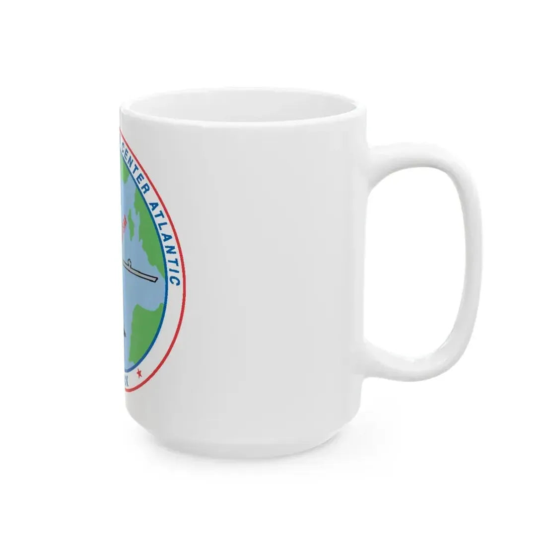 Fleet Combat Trng Ctr Atlantic Dam Neck (U.S. Navy) White Coffee Mug - Go Mug Yourself
