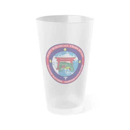 Fleet Surgical Team 7 (U.S. Navy) Frosted Pint Glass 16oz Default Title - Go Mug Yourself