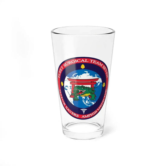 Fleet Surgical Team 7 (U.S. Navy) Pint Glass 16oz 16oz - Go Mug Yourself