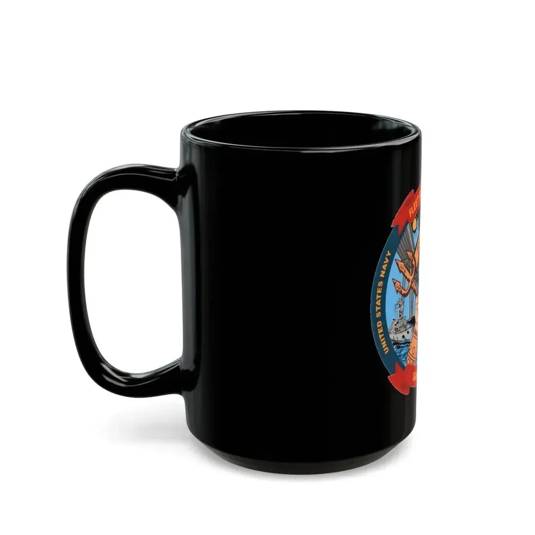 Fleet Weather Center San Diego (U.S. Navy) Black Coffee Mug - Go Mug Yourself
