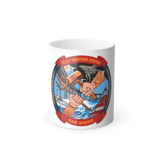 Fleet Weather Center San Diego (U.S. Navy) Color Changing Mug 11oz Default Title 11oz - Go Mug Yourself