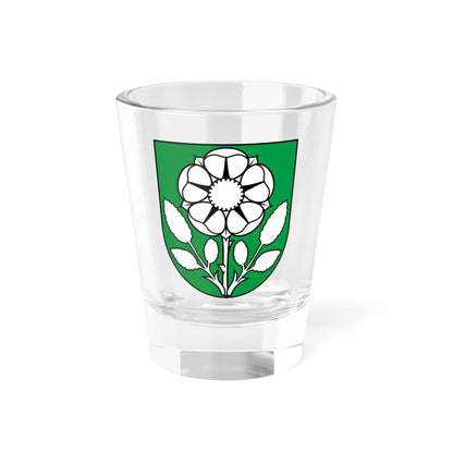 Flüelen-coat of arms (Switzerland) (Coat of Arms) Shot Glass 1.5oz 1.5oz - Go Mug Yourself