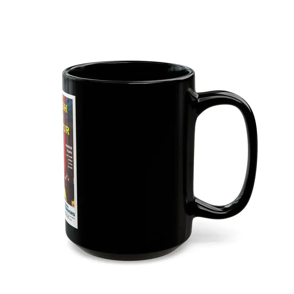 FLESH AND THE SPUR 1956 Movie Poster - Black Coffee Mug - Go Mug Yourself