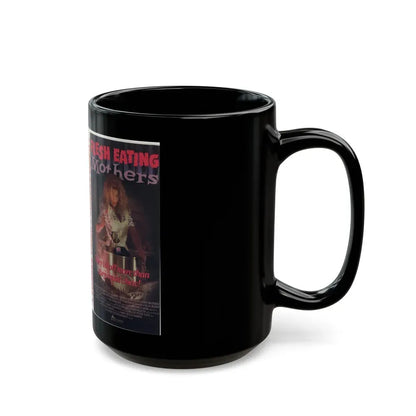 FLESH EATING MOTHERS (VHS COVER) - Black Coffee Mug - Go Mug Yourself