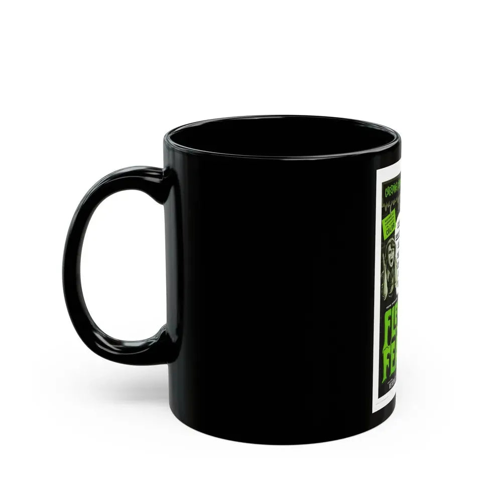 FLESH FEAST 1970 Movie Poster - Black Coffee Mug - Go Mug Yourself