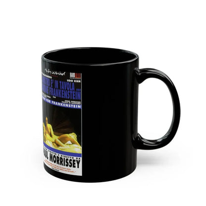 FLESH FOR FRANKENSTEIN (VHS COVER) - Black Coffee Mug - Go Mug Yourself