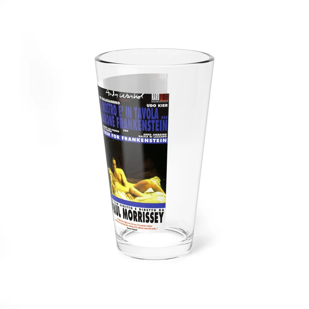 FLESH FOR FRANKENSTEIN (VHS COVER) Pint Glass 16oz - Go Mug Yourself