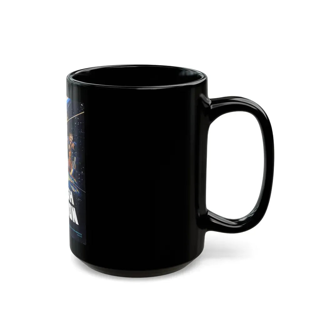FLESH GORDON (3) 1974 Movie Poster - Black Coffee Mug - Go Mug Yourself