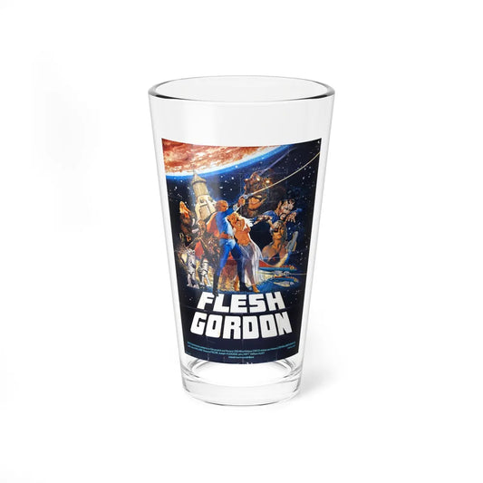 FLESH GORDON (3) 1974 Movie Poster - Pint Glass 16oz-16oz-Go Mug Yourself