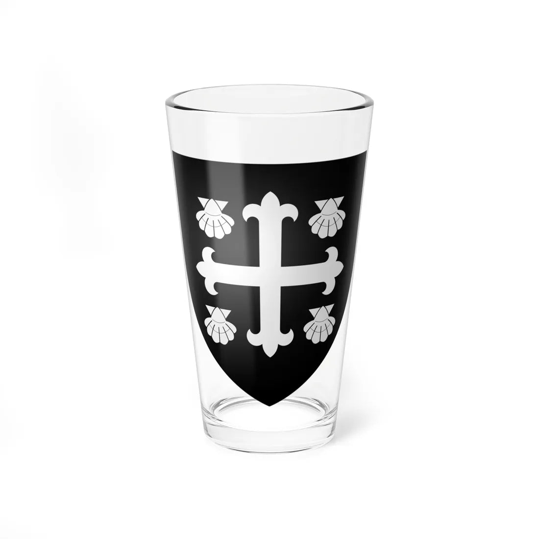 Fletcher of Fletcher arms (Scotland) (Coat of Arms) Pint Glass 16oz 16oz - Go Mug Yourself