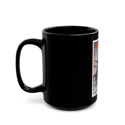 FLIGHT 90 1984 Movie Poster - Black Coffee Mug - Go Mug Yourself