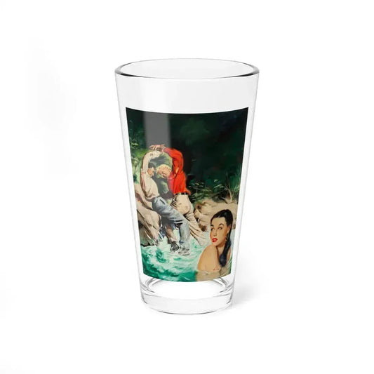 Flight By Night, Ace paperback cover, 1956 - Pint Glass 16oz 16oz - Go Mug Yourself