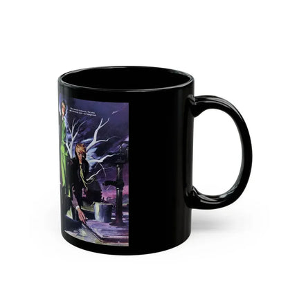 Flight in the Dark, Woman's Day, July 1950 - Black Coffee Mug - Go Mug Yourself