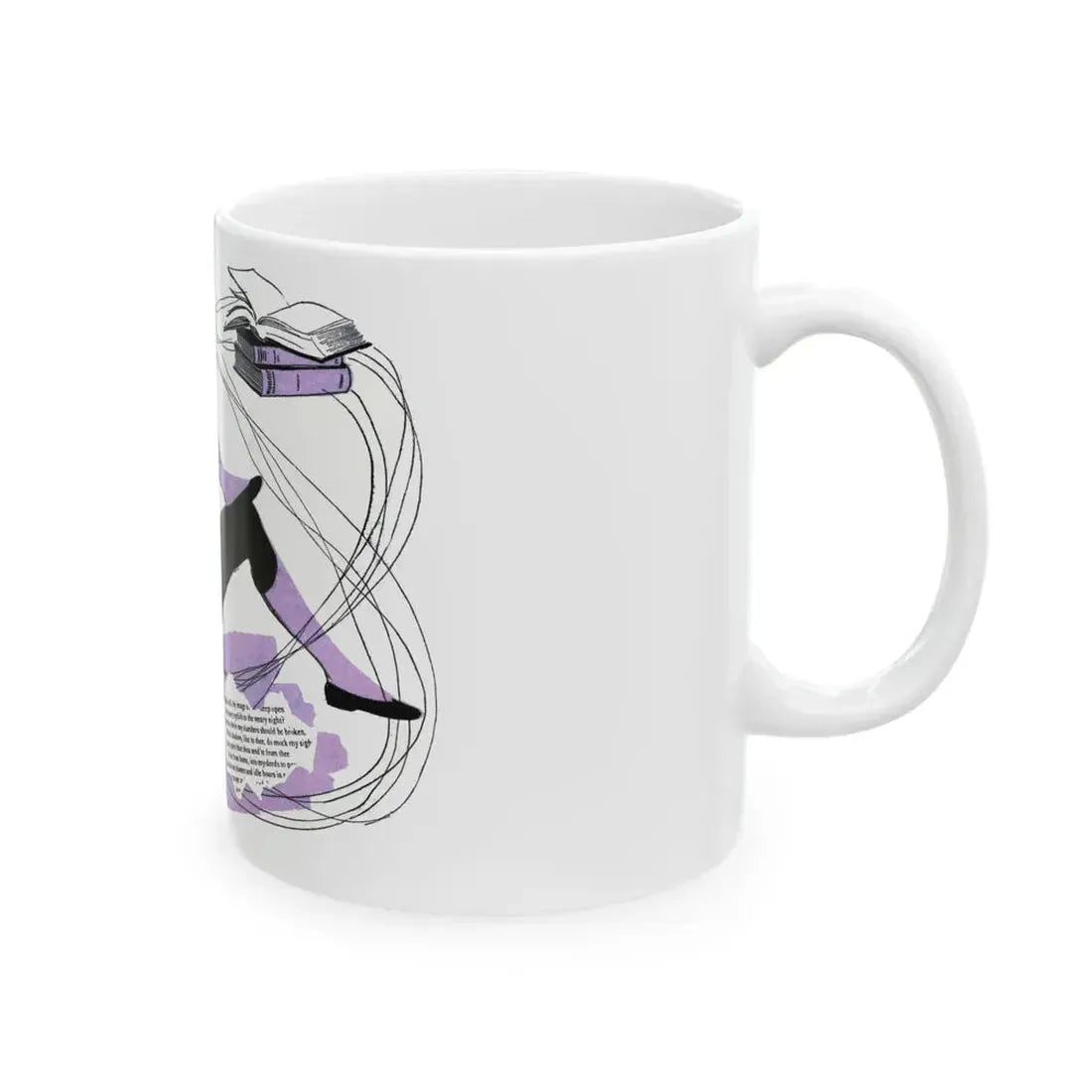 Flight To Beauty (3), Redbook, November 1955 - White Coffee Mug - Go Mug Yourself