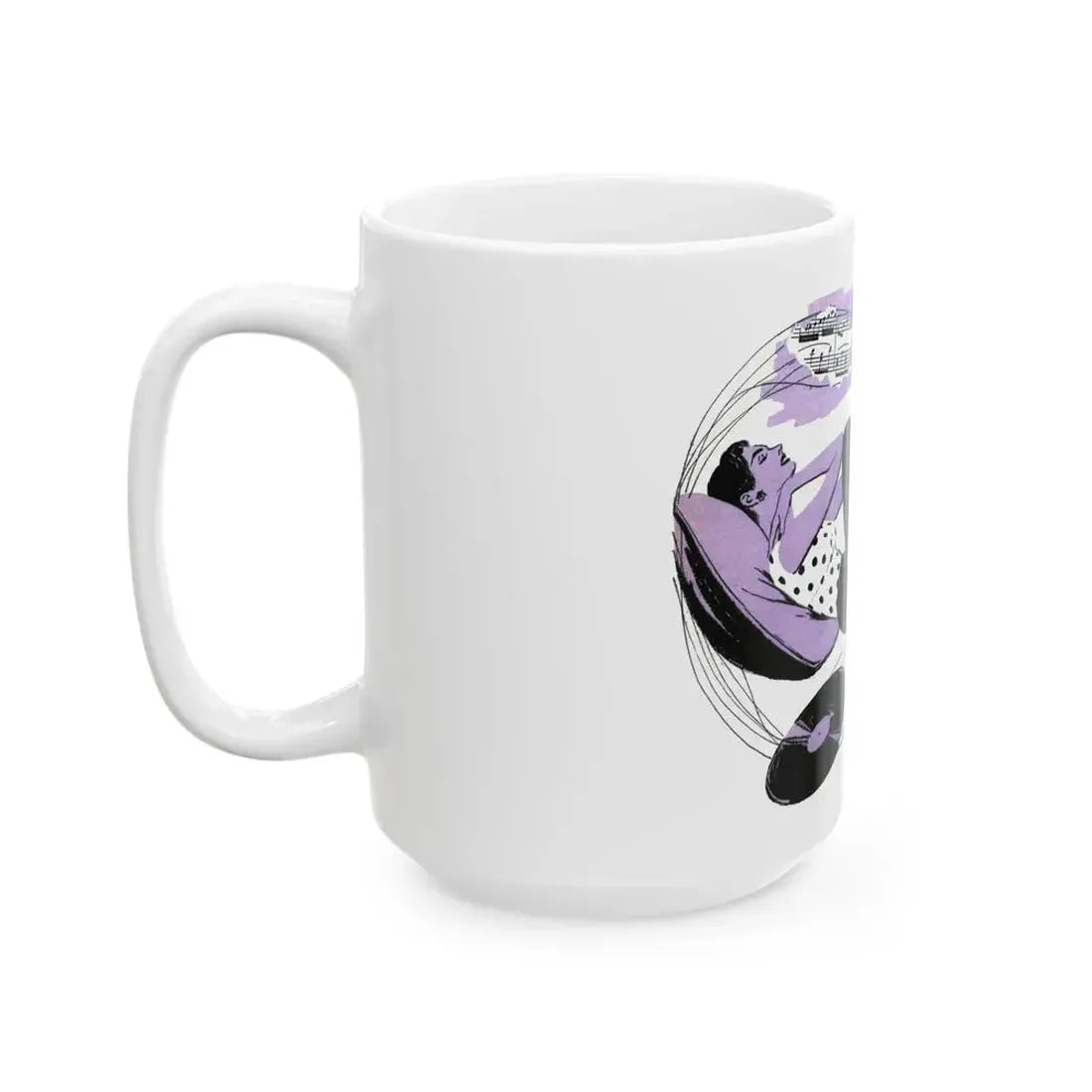 Flight To Beauty (3), Redbook, November 1955 - White Coffee Mug - Go Mug Yourself