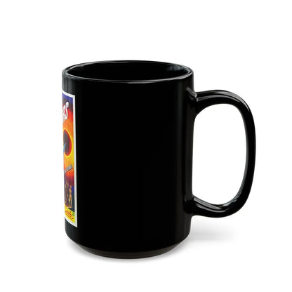 FLIGHT TO MARS 1951 Movie Poster - Black Coffee Mug-Go Mug Yourself