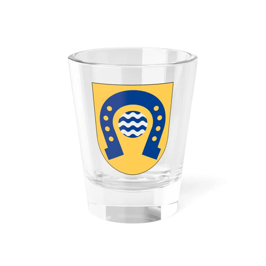 Flistad församling vapen (Sweden) (Coat of Arms) Shot Glass 1.5oz 1.5oz - Go Mug Yourself