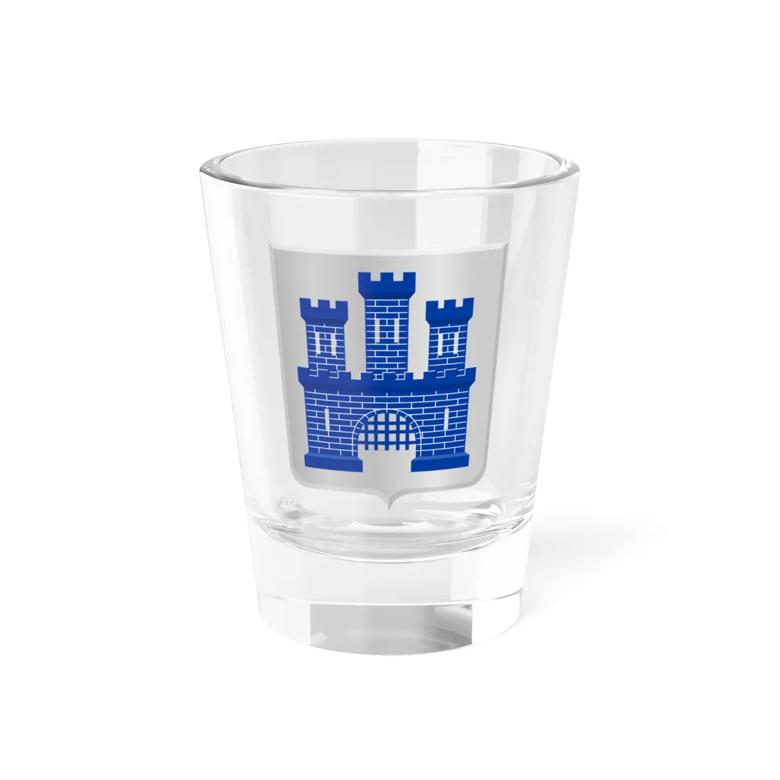 Flobecq wapen (Belgium) (Coat of Arms) Shot Glass 1.5oz 1.5oz - Go Mug Yourself