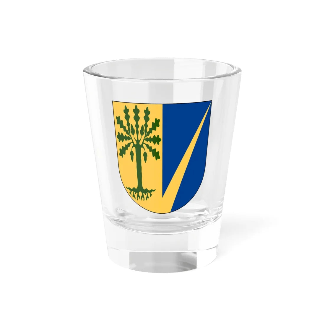 Floda vapen Södermanland län (Sweden) (Coat of Arms) Shot Glass 1.5oz 1.5oz - Go Mug Yourself