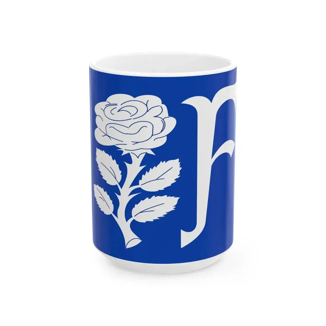 Floreffe Vlag (Belgium) White Coffee Mug 15oz - Go Mug Yourself