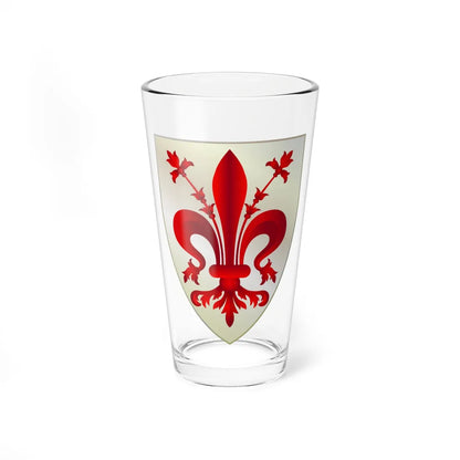 FlorenceCoA (Italy) (Coat of Arms) Pint Glass 16oz 16oz - Go Mug Yourself