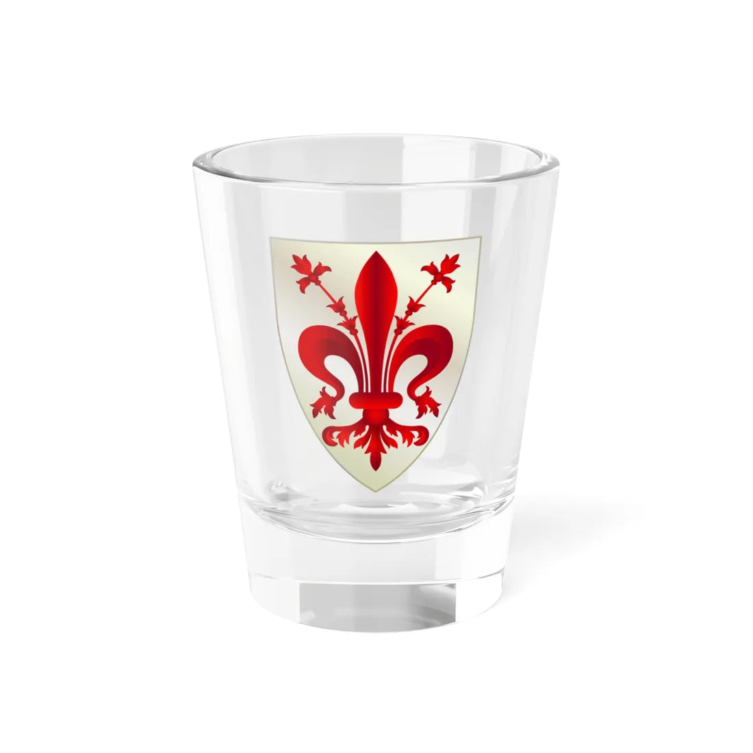 FlorenceCoA (Italy) (Coat of Arms) Shot Glass 1.5oz 1.5oz - Go Mug Yourself