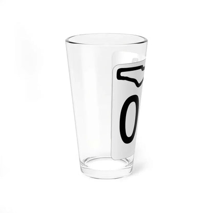 Florida 00 1955 template (Florida) (Road Sign) Pint Glss 16oz - Go Mug Yourself