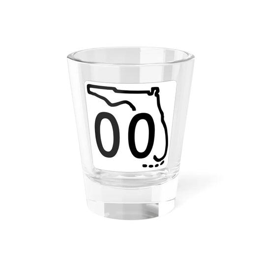 Florida 00 1955 template (Florida) (Road Sign) Shot Glass 1.5oz 1.5oz - Go Mug Yourself