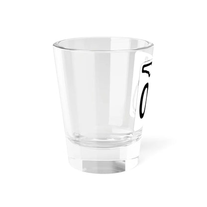 Florida 00 1955 template (Florida) (Road Sign) Shot Glass 1.5oz - Go Mug Yourself
