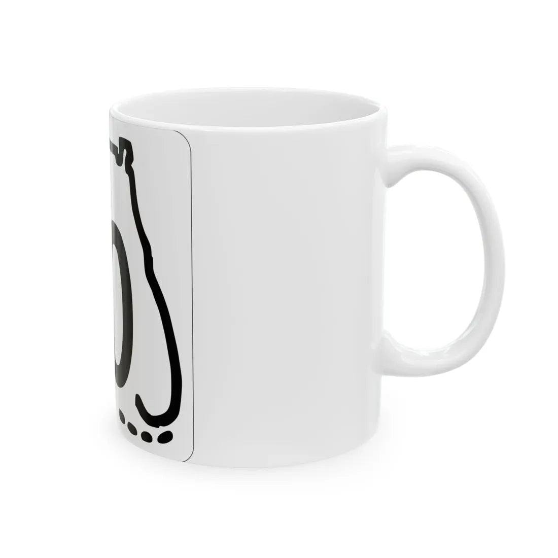 Florida 00 1955 template (Florida) (Road Sign) White Coffee Mug - Go Mug Yourself