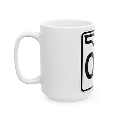 Florida 00 template (Florida) (Road Sign) White Coffee Mug - Go Mug Yourself