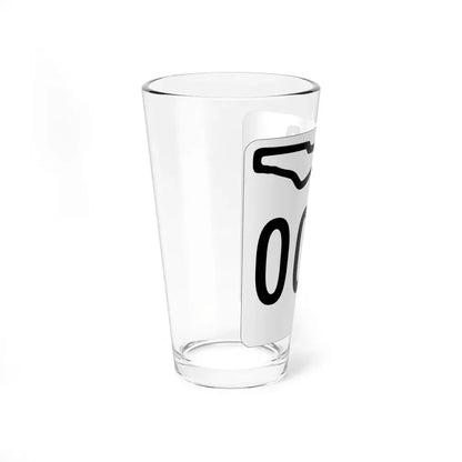 Florida 000 1955 template (Florida) (Road Sign) Pint Glss 16oz - Go Mug Yourself