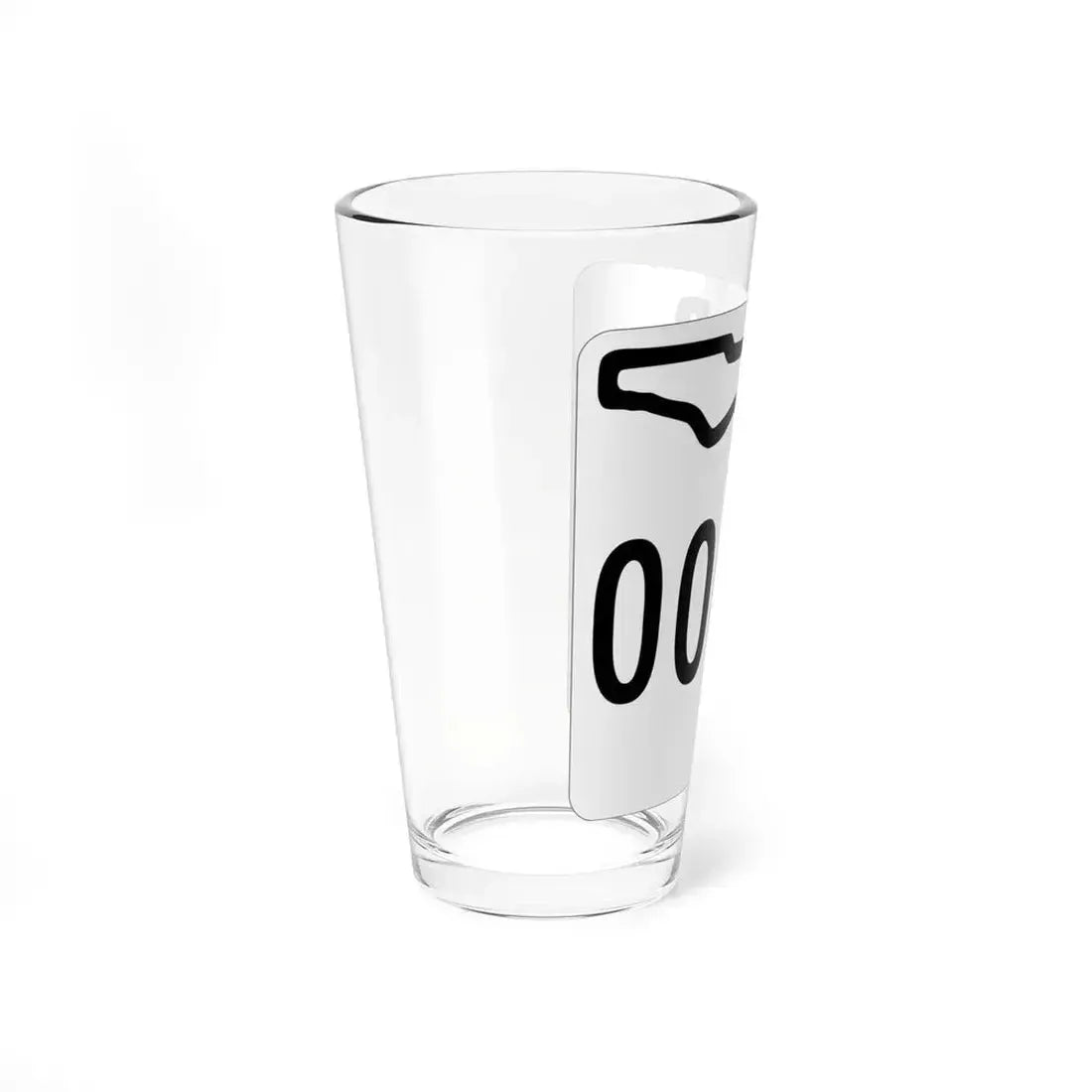 Florida 0000 1955 template (Florida) (Road Sign) Pint Glass 16oz - Go Mug Yourself