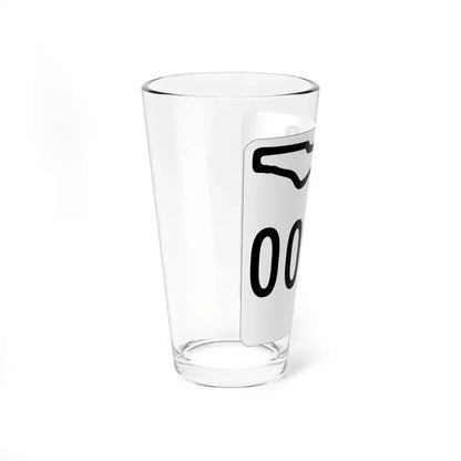 Florida 0000 1955 template (Florida) (Road Sign) Pint Glass 16oz - Go Mug Yourself