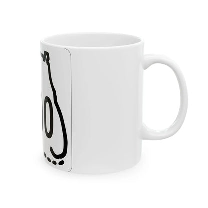 Florida 0000 1955 template (Florida) (Road Sign) White Coffee Mug - Go Mug Yourself