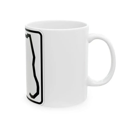 Florida 1 (Florida) (Road Sign) White Coffee Mug - Go Mug Yourself