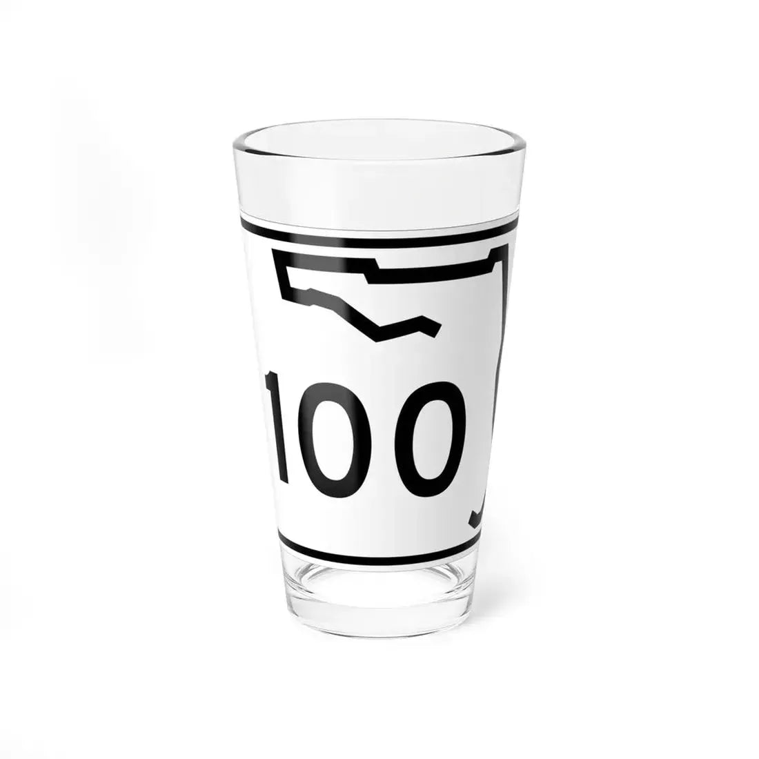 Florida 100 (Florida) (Road Sign) Pint Glss 16oz 16oz - Go Mug Yourself